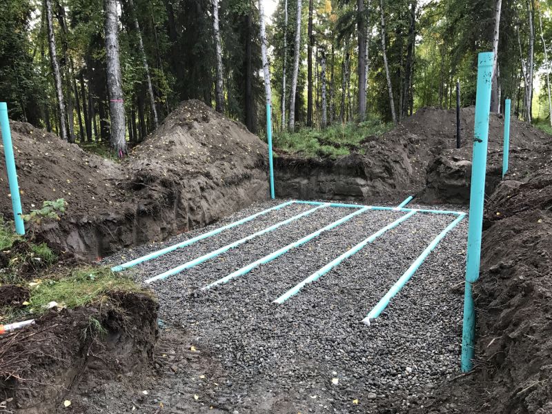Septic Leach Field Installation