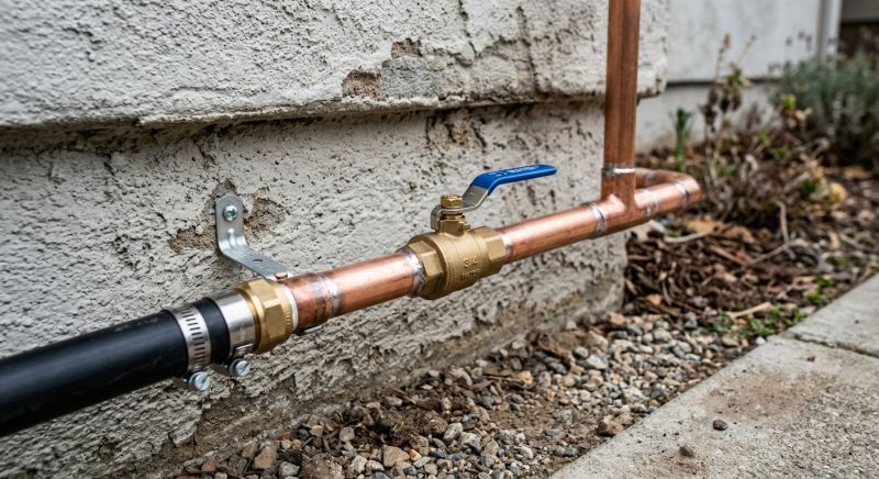 Outdoor Water Tap Installation in Denver, CO