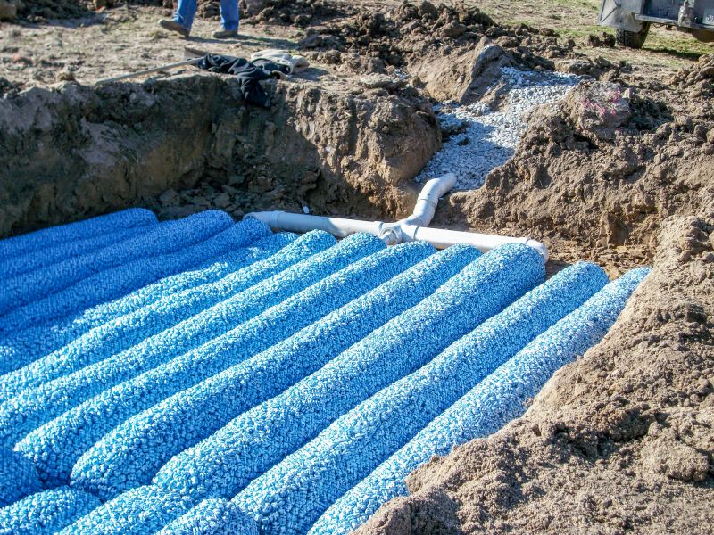 Septic Leach Field Installation